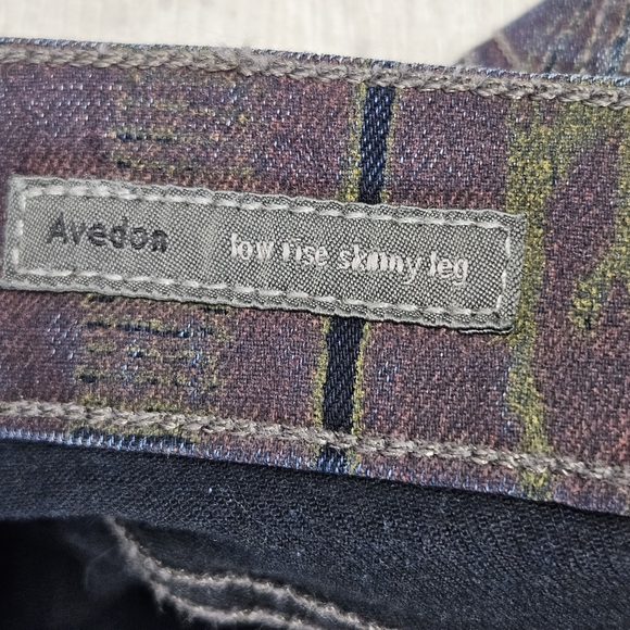 Citizens of Humanity Avedon Beowulf Aztec Print Low Rise Skinny Jeans 30 - Picture 14 of 16